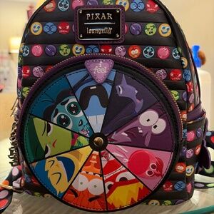 Pixar loungefly inside out 2 mini backpack
